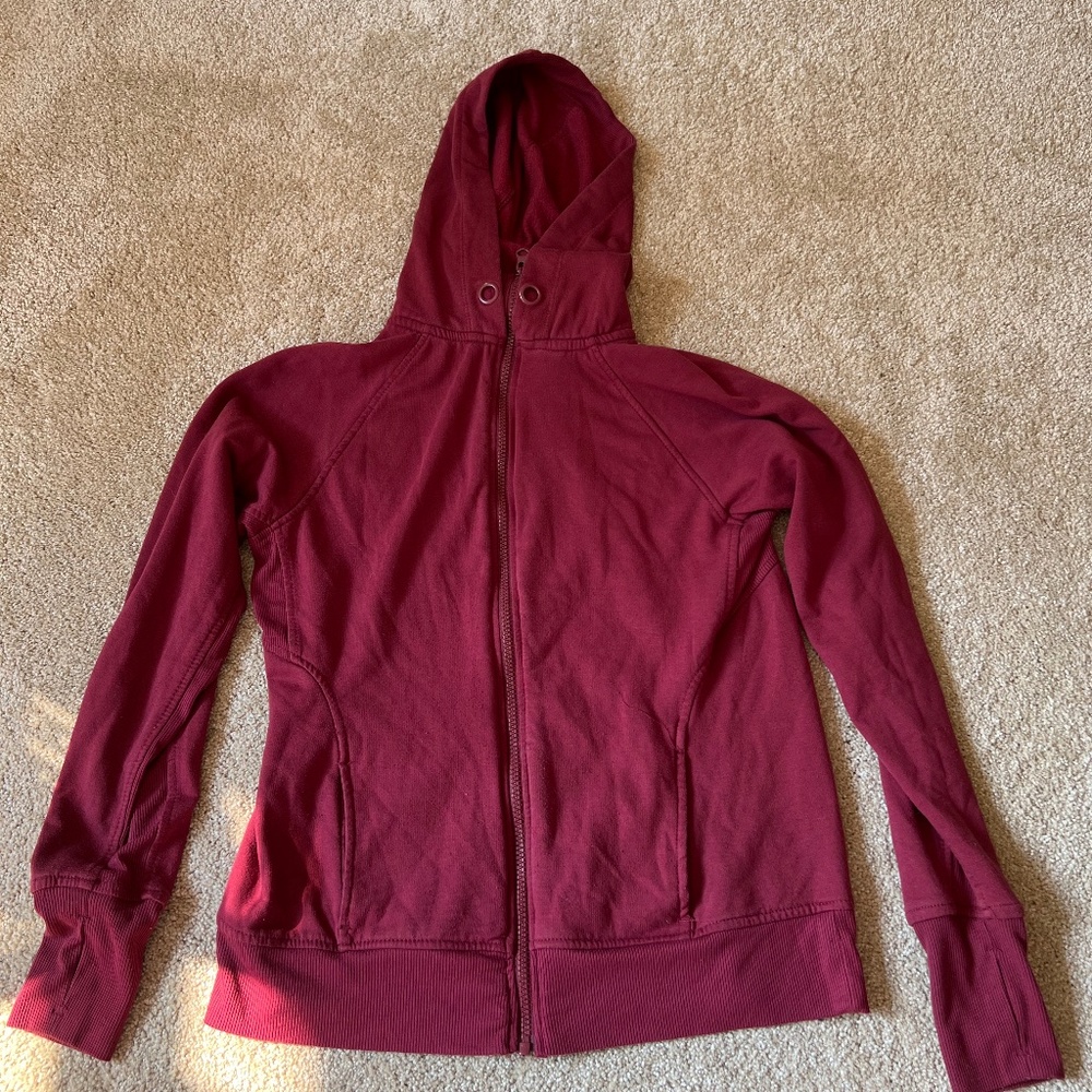 Danskin zipped hoodie size small